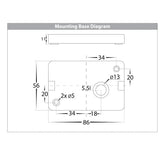 Havit Lighting Lighting 4w Lisse Fixed LED Wall Down Lights-For-You